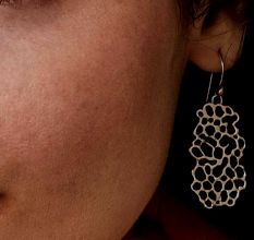 Brass Gold plated dangle earring, Brass wholesale earring for women